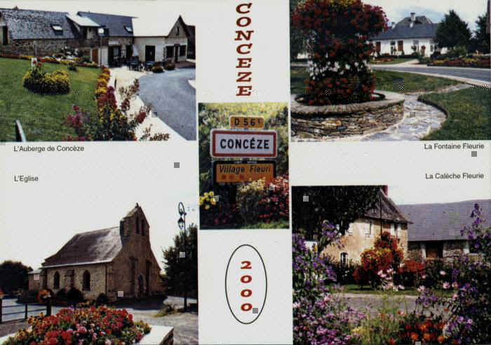 La carte postale de la Commune de Conc�ze en Corr�ze